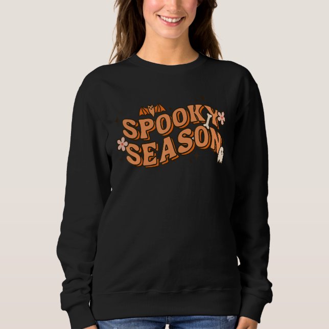 Spooky Season Happy Halloween Cute Boo For Men & W T Shirt (Framsida)