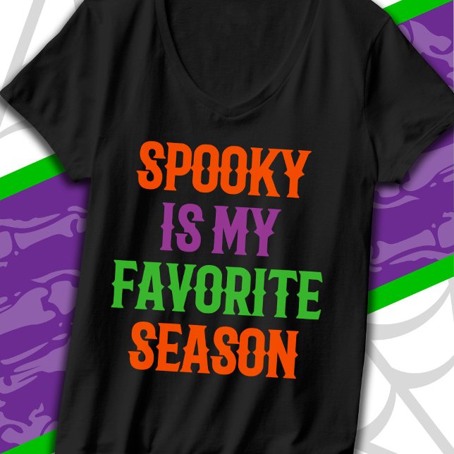 Spooky Season Happy halloween Funny Halloween T Shirt (Skapare uppladdad)