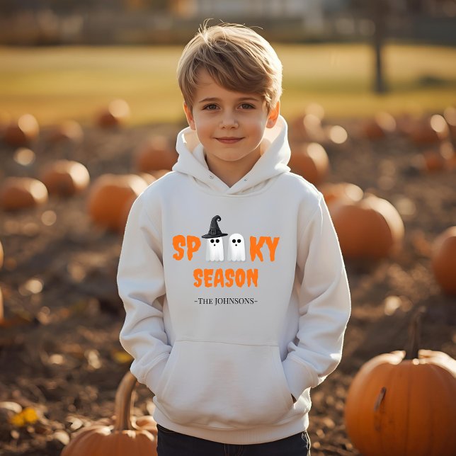 Spooky Season Hoodie - Modern Halloween-kontur T Shirt (Skapare uppladdad)
