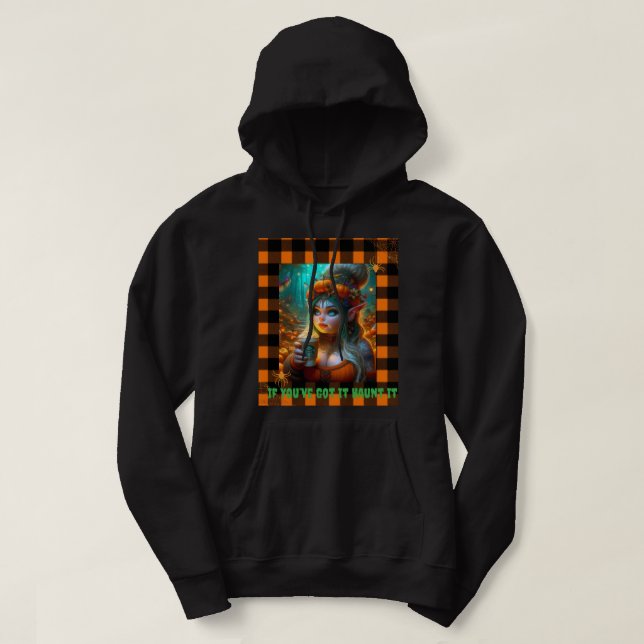 Spooky Season Hoodie - "Om du har Har det, Haunt d (Design framsida)