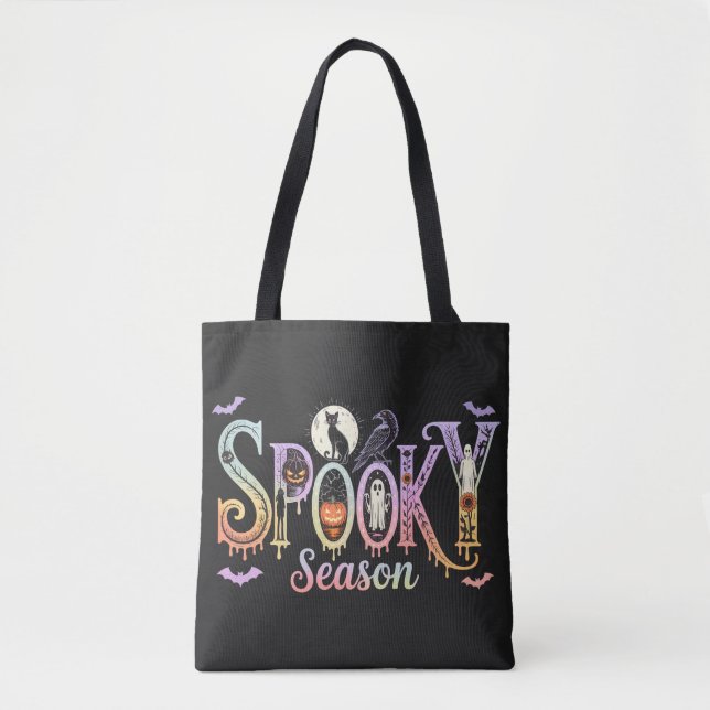 Spooky Season Iridescent Halloween Tygkasse (Framsida)