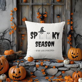Spooky Season Pillow - Modern Halloween Decor Kudde