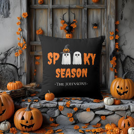 Spooky Season Pillow - Modern Halloween Decor Kudde