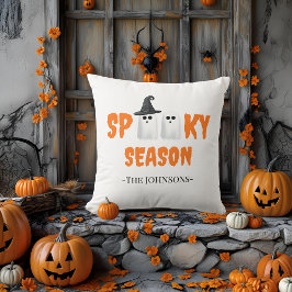 Spooky Season Pillow - Modern Halloween Decor Kudde