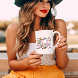 Spooky Season Retro Groovy Halloween Kaffemugg