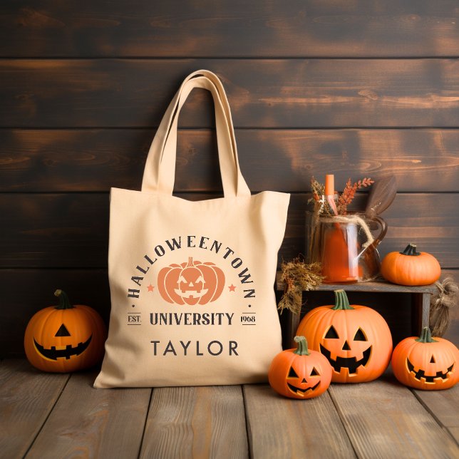 Spooky Season Retro Groovy Tygkasse (Skapare uppladdad)