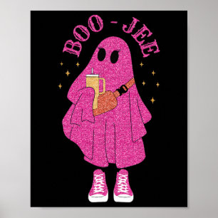 Spooky Season Rosa Ghost Halloween Costume Boujee Poster