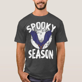 Spooky Season  Scary Bat Lover Sky Kittens Hallowe T Shirt