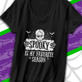 Spooky Season Scary Skeleton Fladdermus Happy hall T Shirt