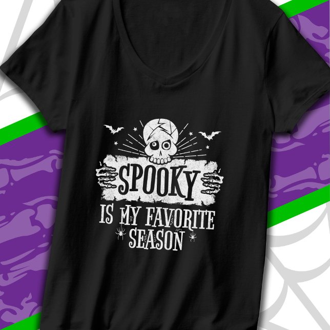 Spooky Season Scary Skeleton Fladdermus Happy hall T Shirt (Skapare uppladdad)