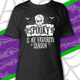 Spooky Season Scary Skeleton Fladdermus Happy hall T Shirt