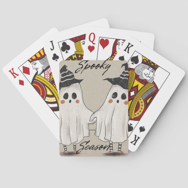 Spooky Season Squad Classic Playing Cards Casinokort (Baksidan)