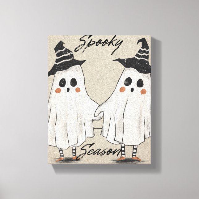Spooky Season Squad Stretched Canvas Print (Framsida)