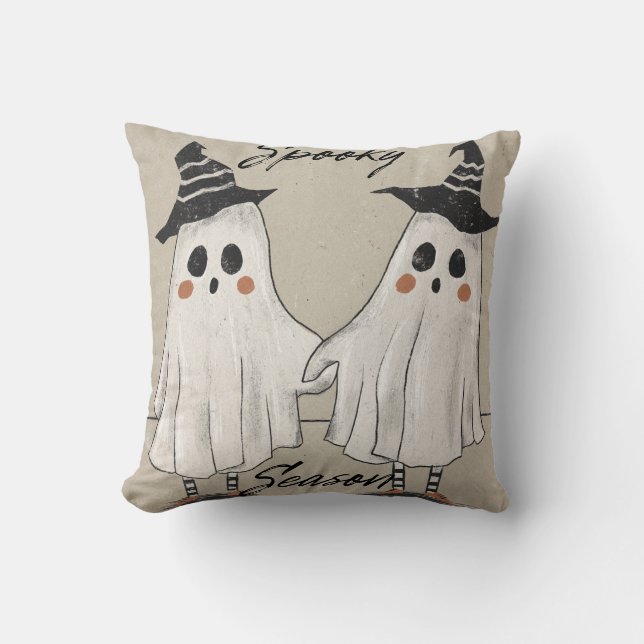 Spooky Season Squad Throw Pillow Kudde (Framsida)