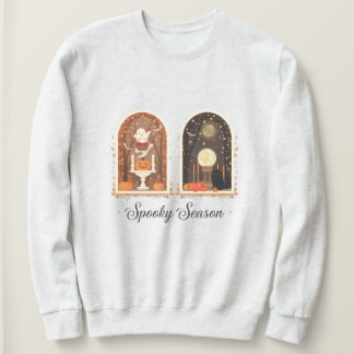 Spooky Season Sweatshirt | Cute Ghost & Pumpkin T Shirt