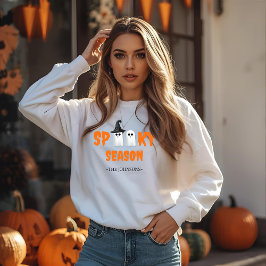 Spooky Season Sweatshirt - Modern Halloween-konfek T Shirt