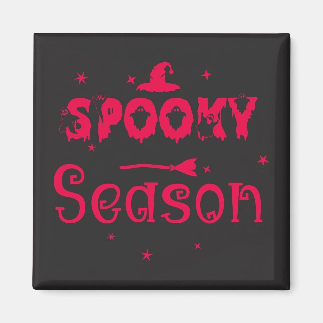 Spooky Season Witch Hat Magnet (Framsidan)