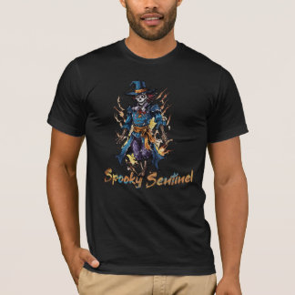 Spooky Sentinel - Halloween-Fågelskrämma T Shirt