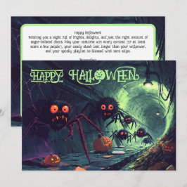 Spooky Sewer Surprise Halloween-kort Inbjudningar