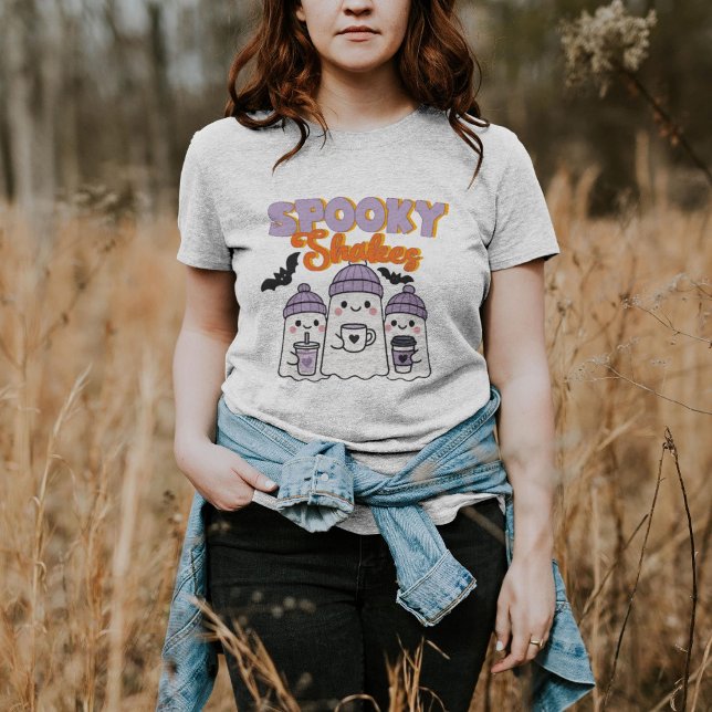 Spooky Shakes Kawaii Mysigt Fall T Shirt (Skapare uppladdad)