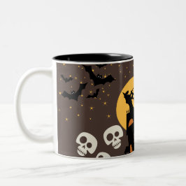 Spooky Sip - Halloween-Hipton Mugg! Två-Tonad Mugg