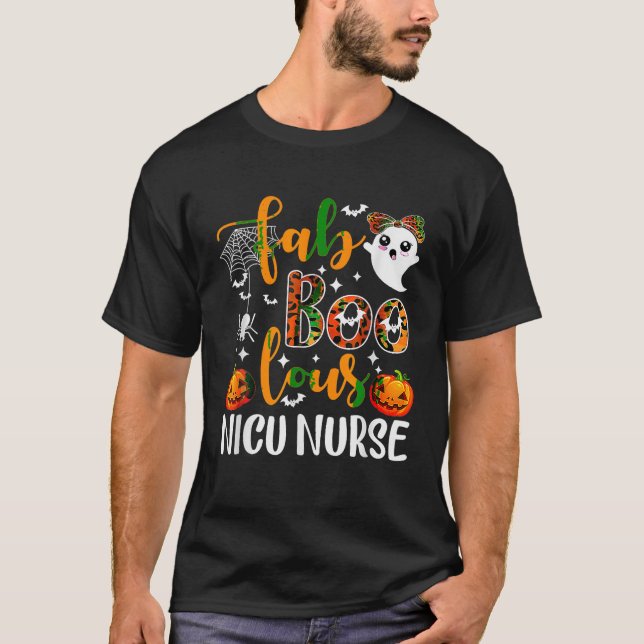 Spooky Skeleton Dancing Halloween Night Shift Boo T Shirt (Framsida)