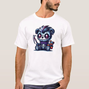 Spooky Skeleton Nalle T Shirt