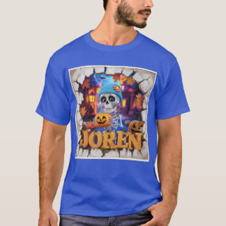 Spooky Skeleton Smiles: Jorens Halloween T-Shirt