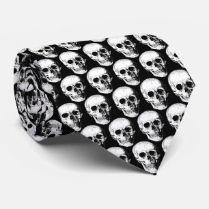 Spooky Skull Tie Slips