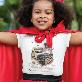 Spooky Sleepover T-Shirt med Skeleton Händer