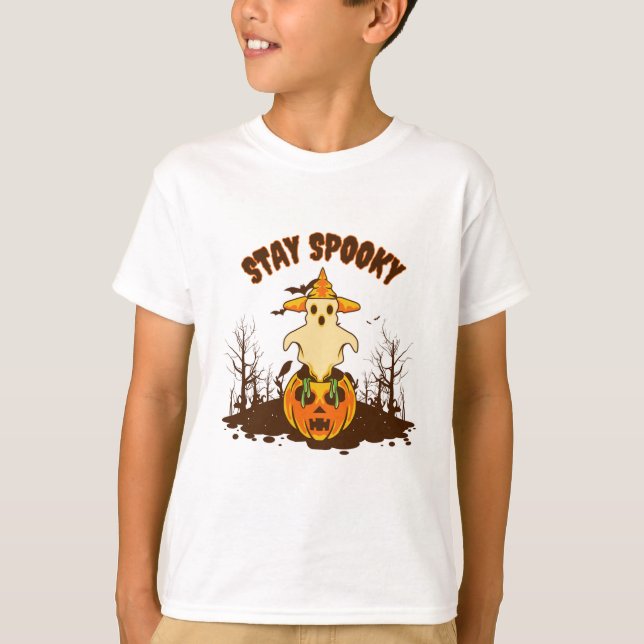 spooky smart Ghost T-shirt (Framsida)