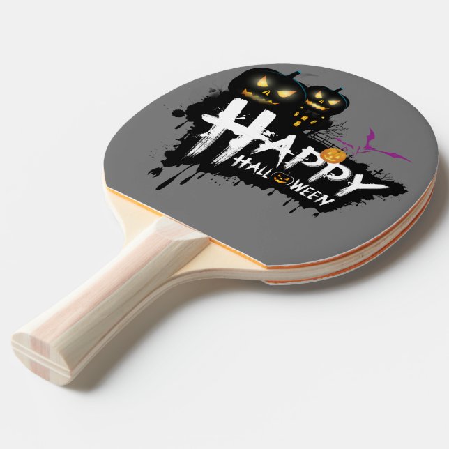 Spooky Smash: Halloween Edition Ping Pong Paddle Pingisracket (Frontvinkel)