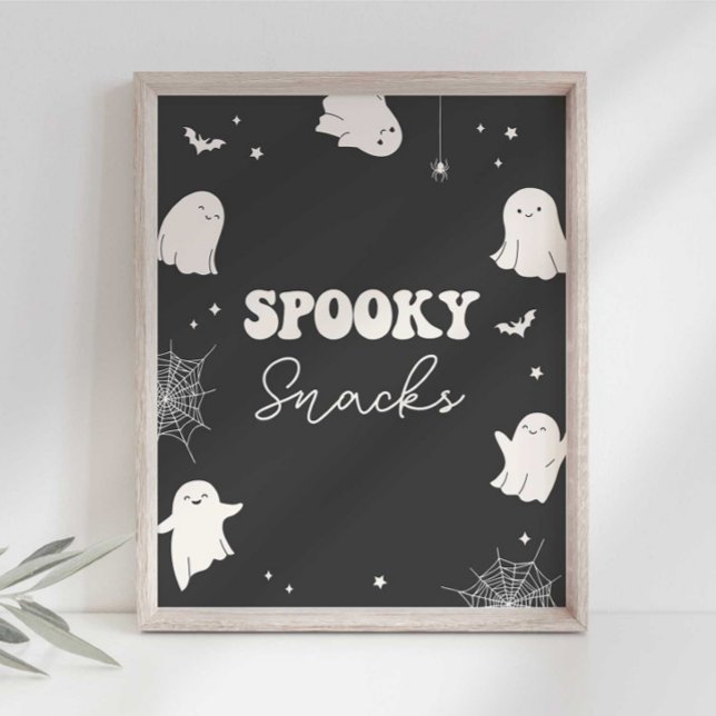 Spooky Snacks Halloween fest-tecken Poster (Skapare uppladdad)