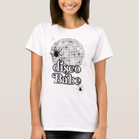 Spooky Spider Disco Babe Brudens sida MOH Shirt