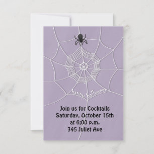 Spooky Spider i inbjudan till Spindelnät