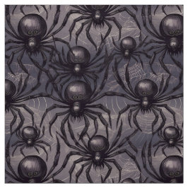 Spooky spiders mönster tyg