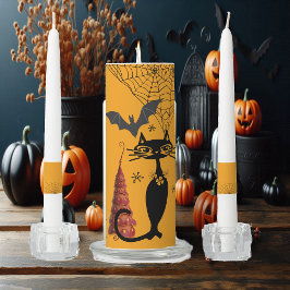 Spooky Spindelnät Black Cat Ghoul Halloween fest