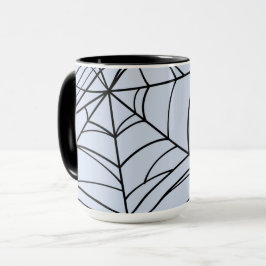 Spooky Spindelnät Creepy Halloween fest Mugg