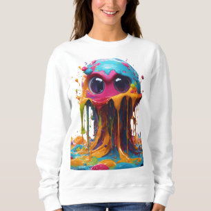 Spooky Splatter: En flytande Halloween Ghost i Pix T Shirt