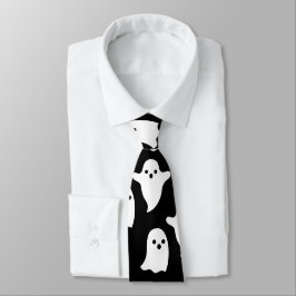 Spooky Spöken manar Halloween necktie - TIE HARD - Slips