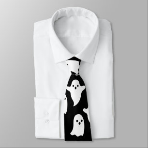 Spooky Spöken manar Halloween necktie - TIE HARD - Slips