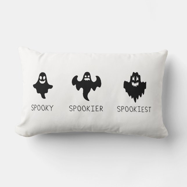 Spooky Spookier Spookiest Lumbarkudde (Framsida)