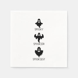 Spooky spookier spookiest pappersservett