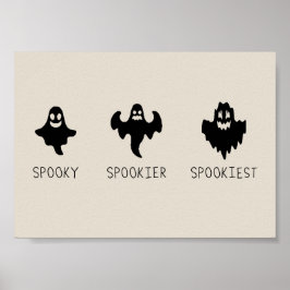 Spooky Spookier Spookiest Poster