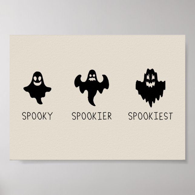 Spooky Spookier Spookiest Poster (Framsidan)