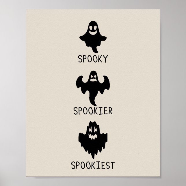 Spooky spookier spookiest poster (Framsidan)