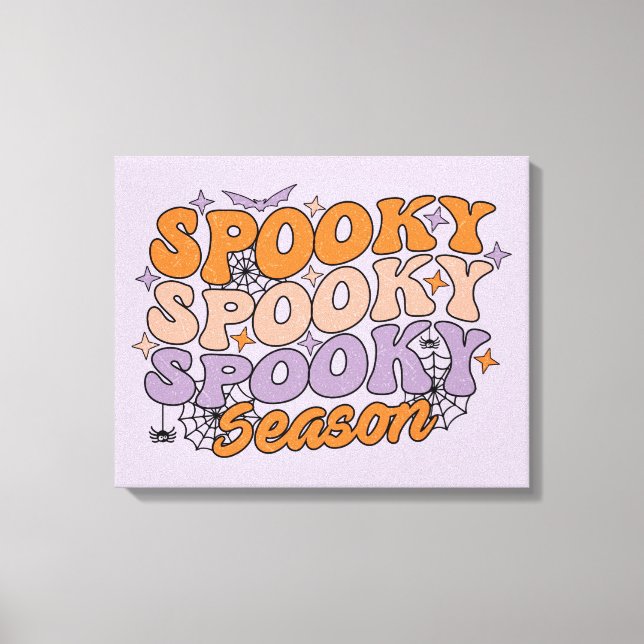 Spooky Spooky Spooky Season Canvastryck (Framsida)