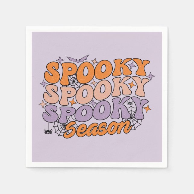 Spooky Spooky Spooky Season Pappersservett (Framsidan)