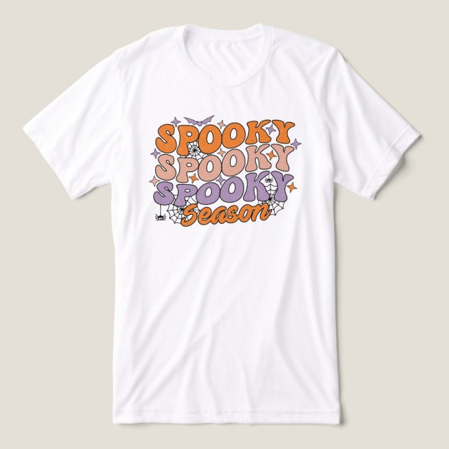 Spooky Spooky Spooky Season T Shirt (Design Framsida)