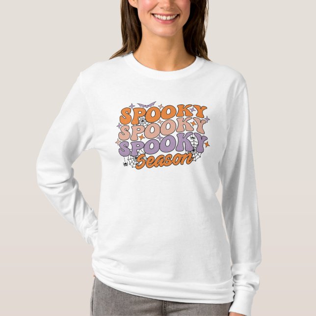 Spooky Spooky Spooky Season T Shirt (Framsida)